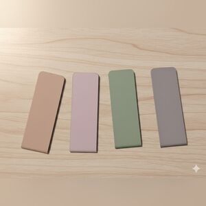 UpUDo 4 Pack Magnetic Bookmark, Book Marker Clip (New)